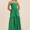 ALEXIS DRESS - TOPAZ GREEN