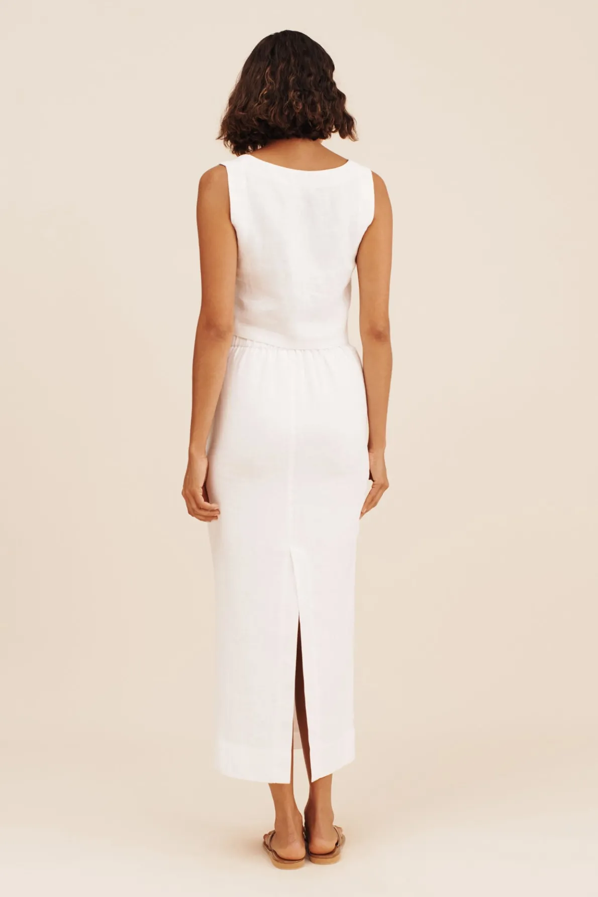 ALICE CROP TOP - IVORY