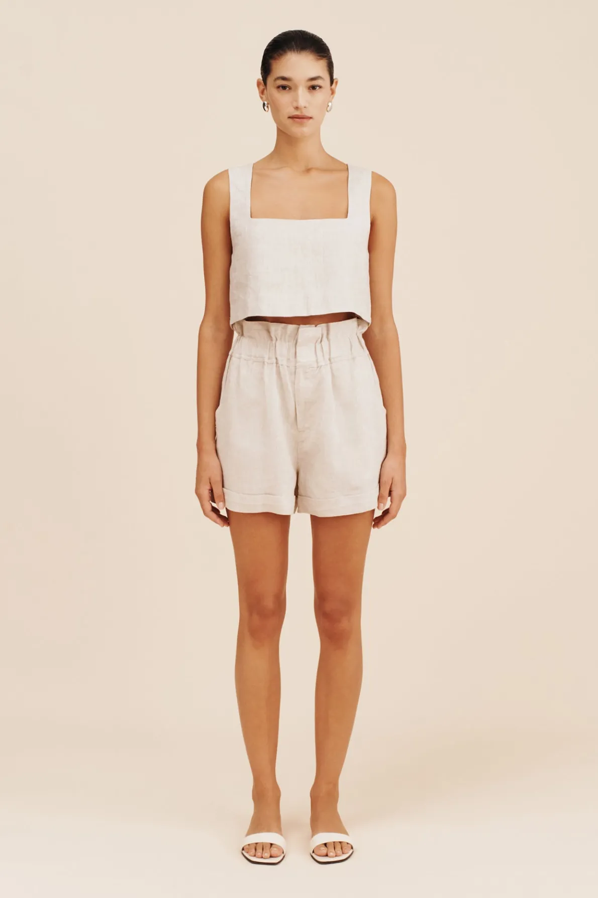 ALICE CROP TOP - NATURAL