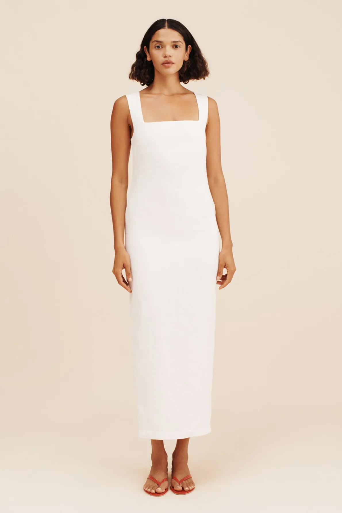 ALICE MIDI DRESS - IVORY