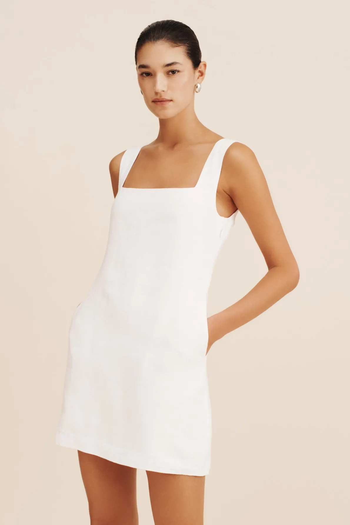 ALICE MINI DRESS - IVORY