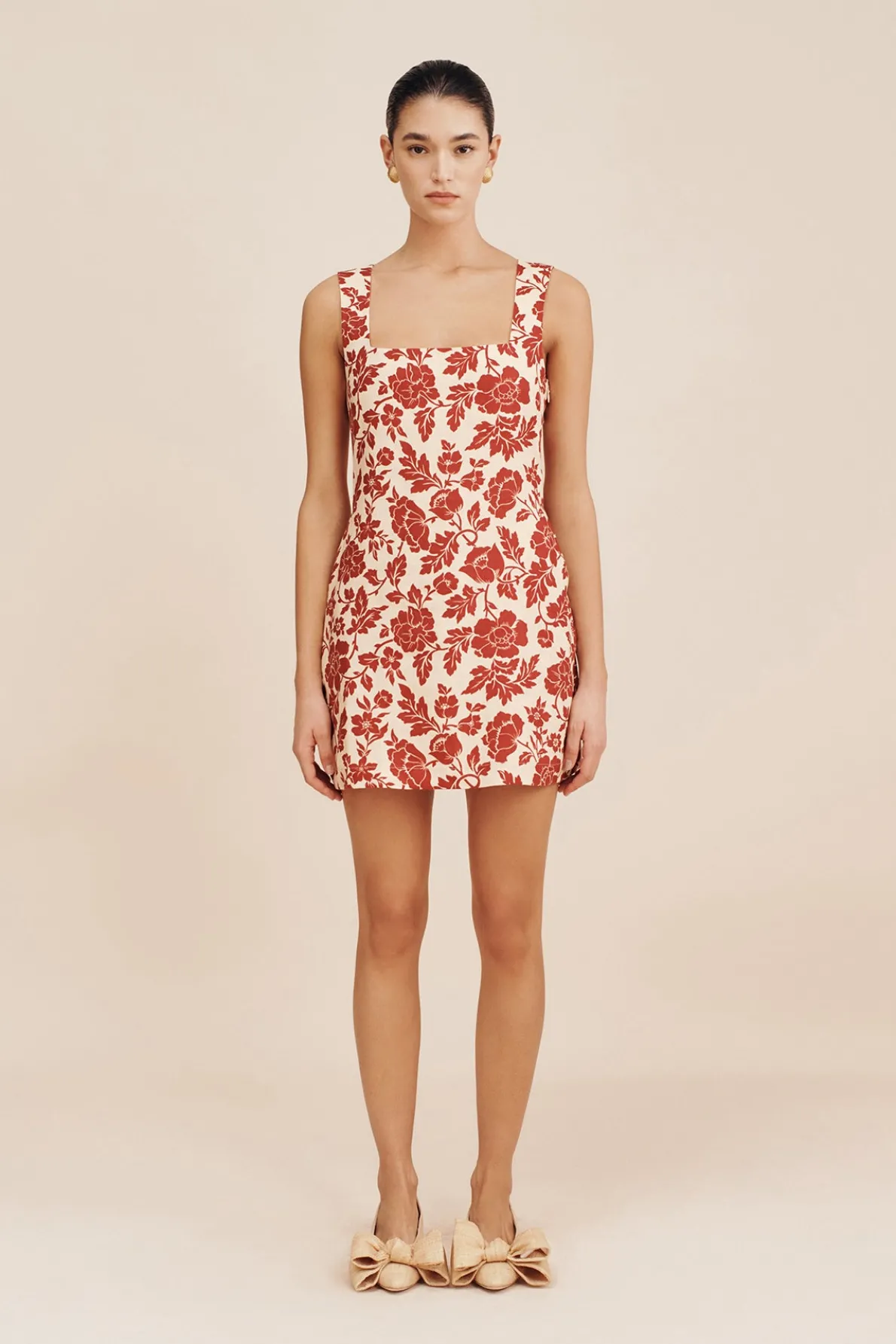 ALICE MINI DRESS - SCARLET BLOOM