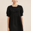 AMELIA MINI DRESS - BLACK