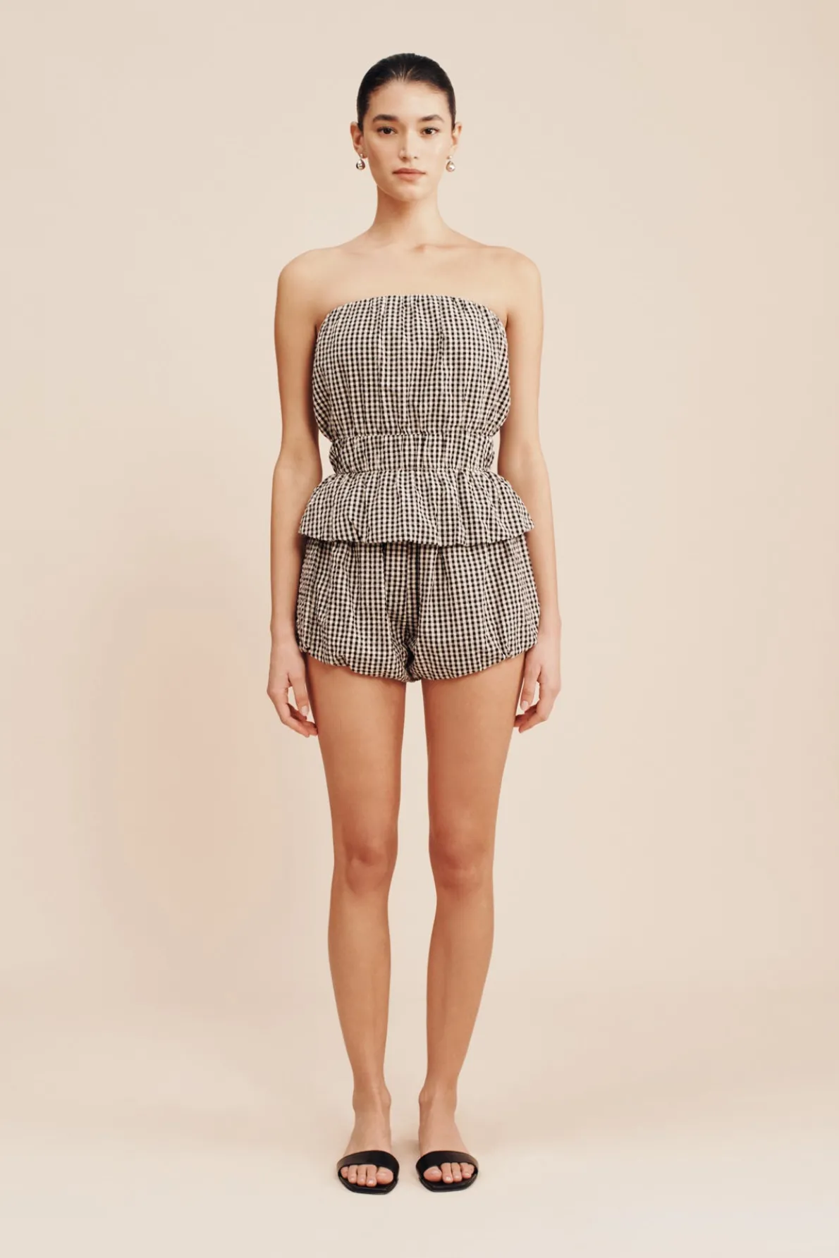 AURELIA SHORT - GINGHAM