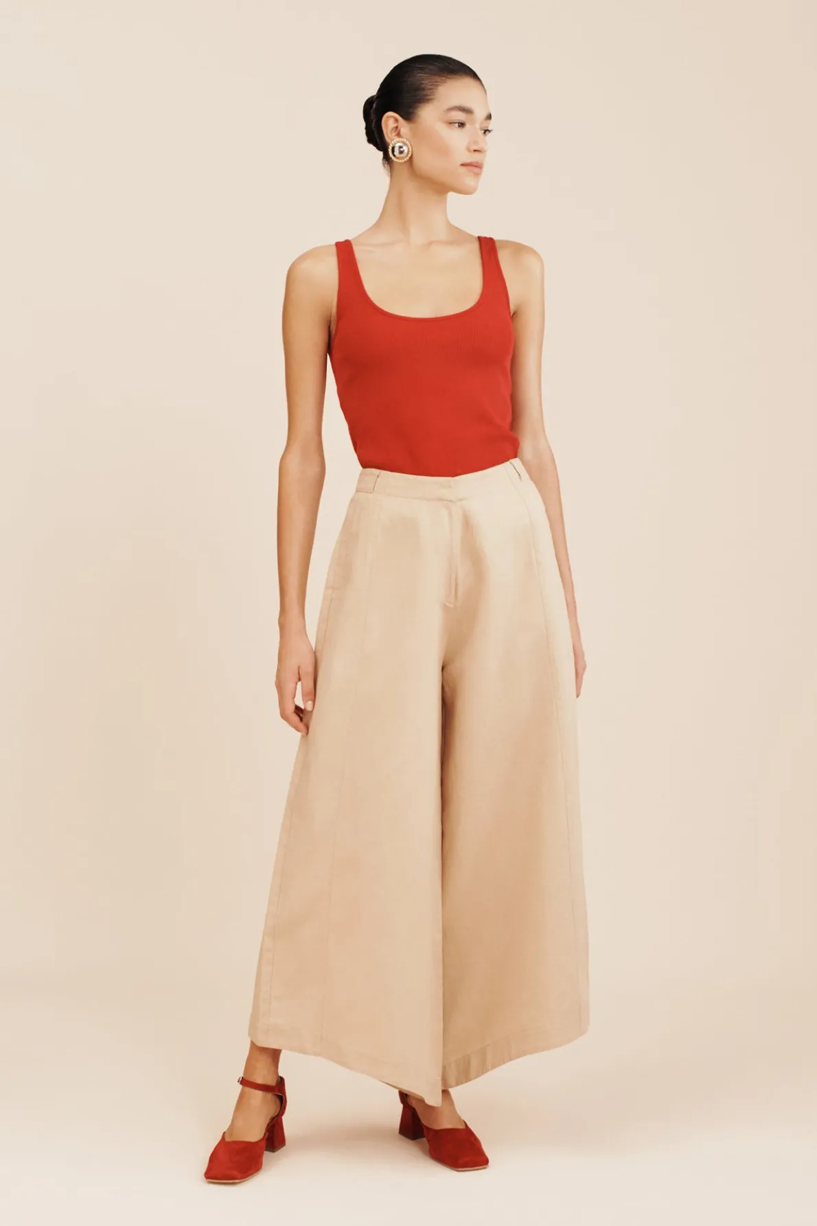 AXEL SCOOP TANK - CRIMSON