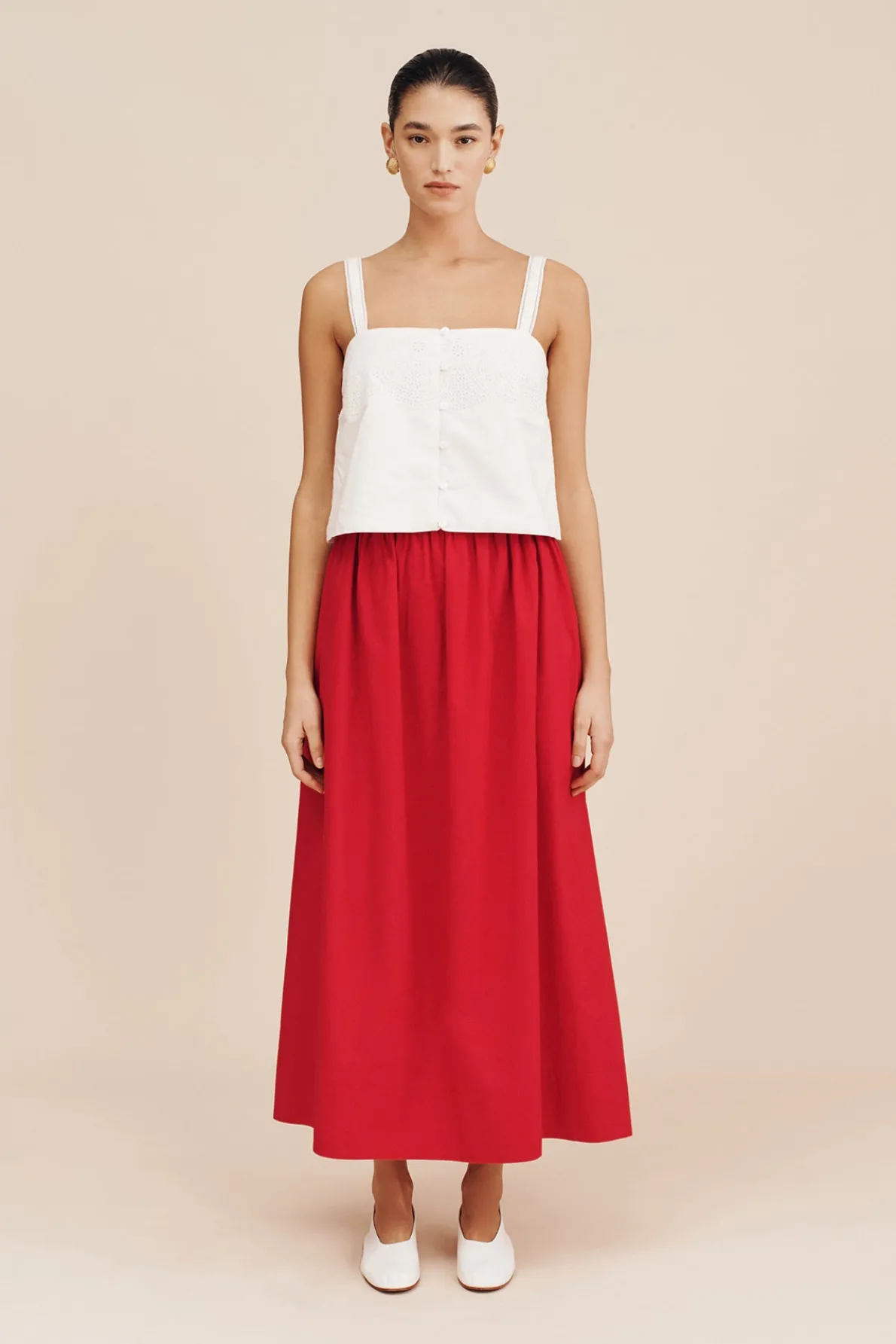 BERYL CAMI - VINTAGE WHITE