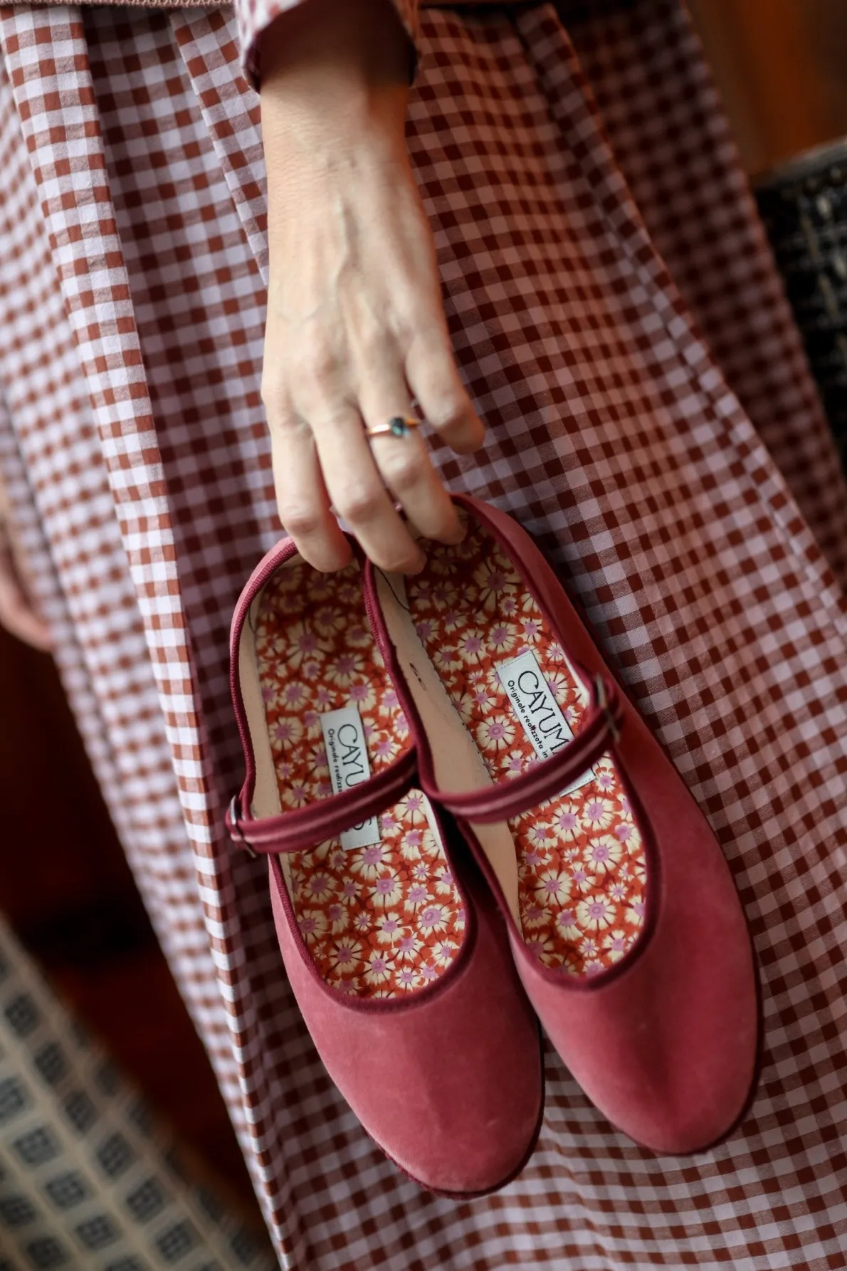 Boheme Mary Jane - Rosa Bordeaux