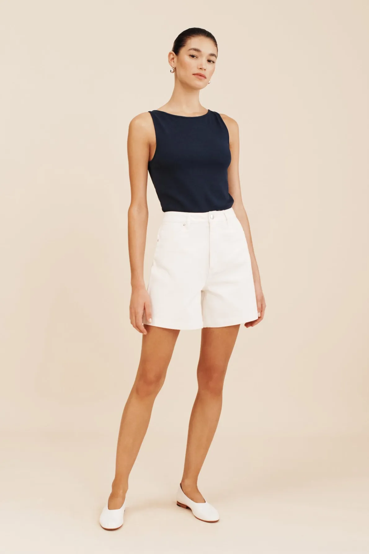 BRODY SHORT - VINTAGE WHITE