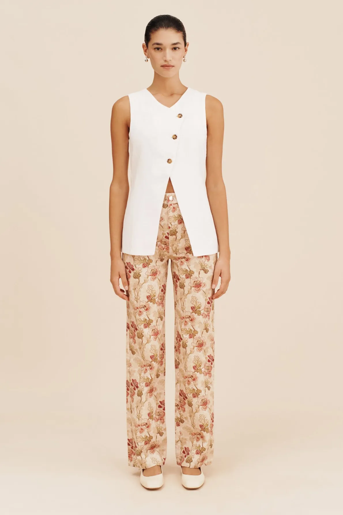 CELINE JEAN - CREAM/MULTI