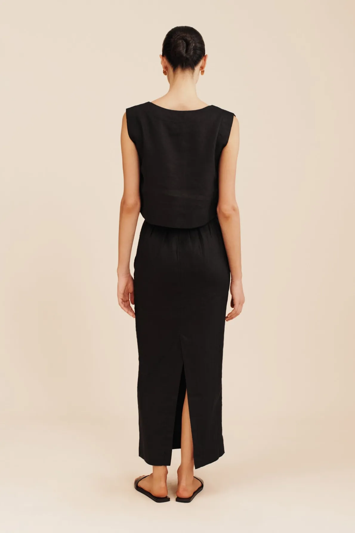 EMMA PENCIL SKIRT - BLACK