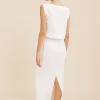 EMMA PENCIL SKIRT - IVORY