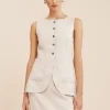 EMMA VEST - NATURAL