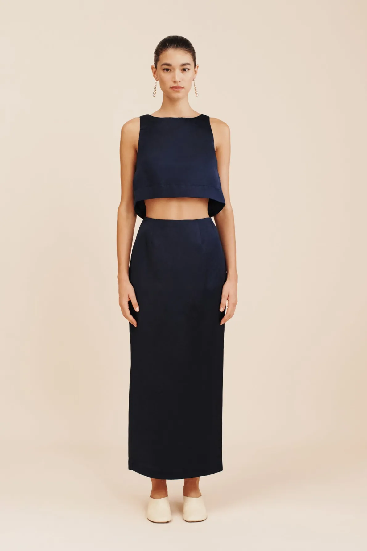 GIGI PENCIL SKIRT - MIDNIGHT