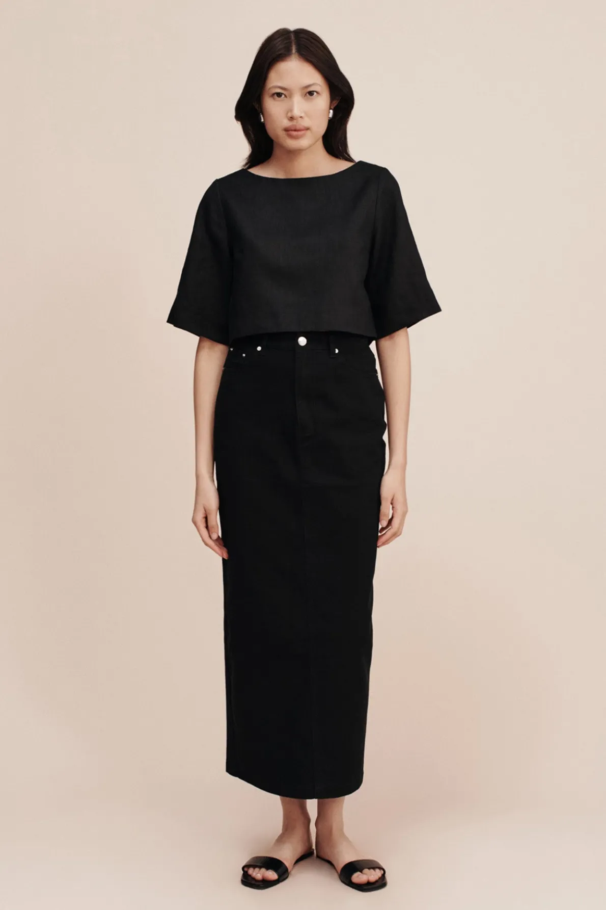 HARVEY SKIRT - BLACK