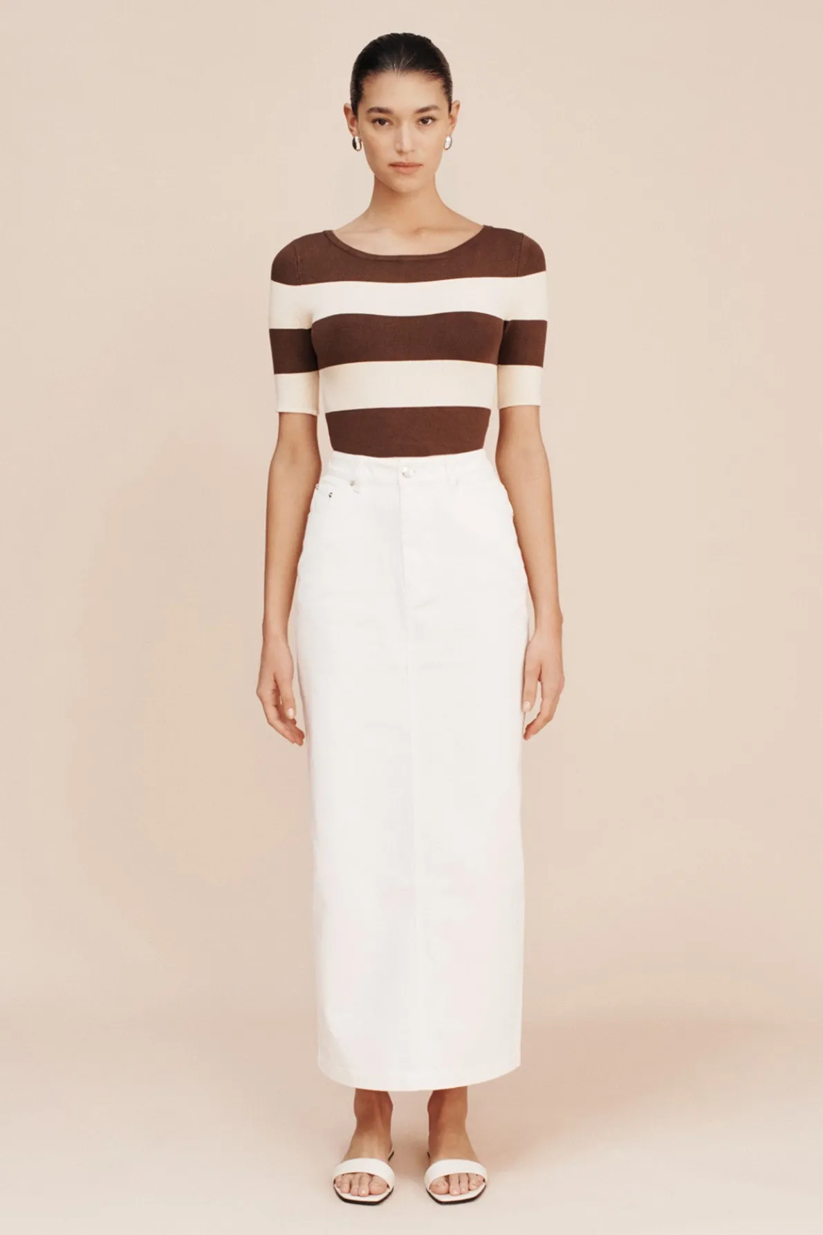 HARVEY SKIRT - VINTAGE WHITE