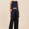 JOY CROP TOP - MIDNIGHT