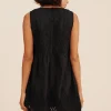 LOUISA MINI DRESS - BLACK