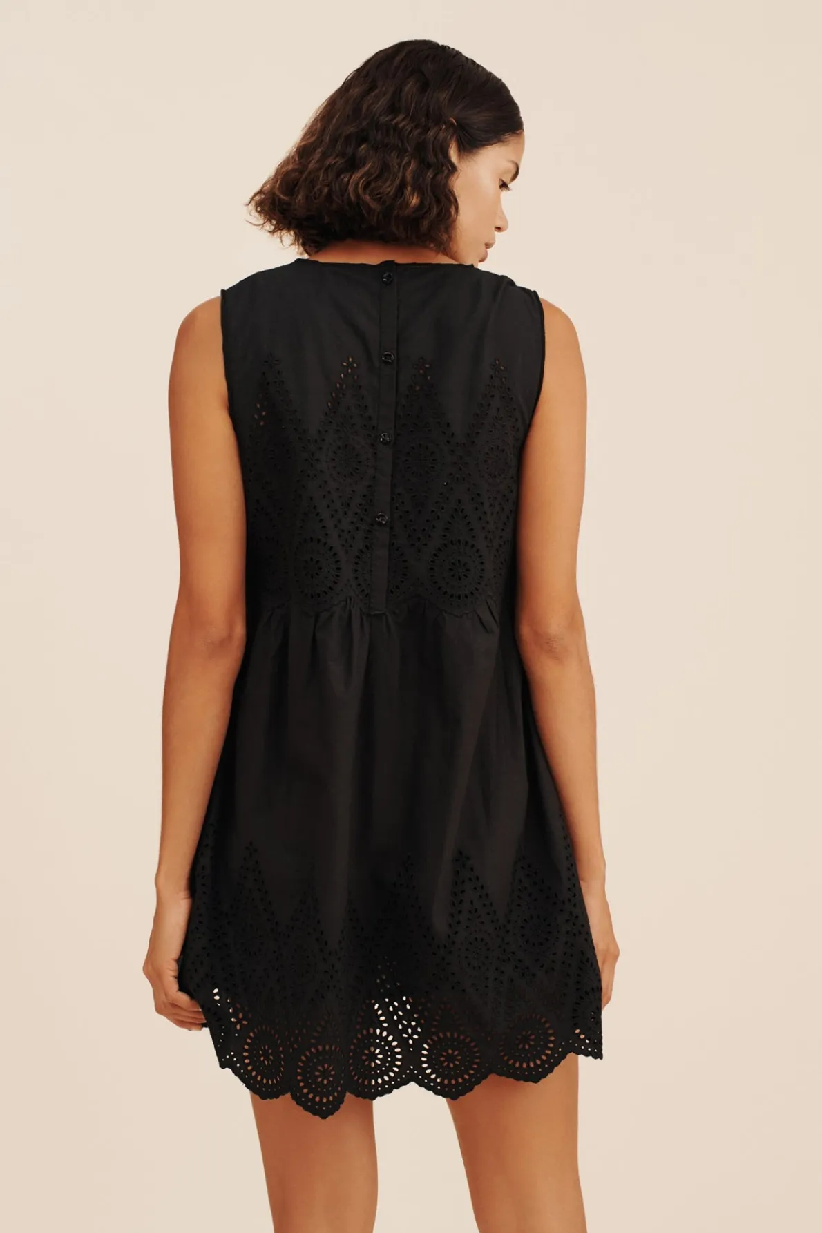 LOUISA MINI DRESS - BLACK