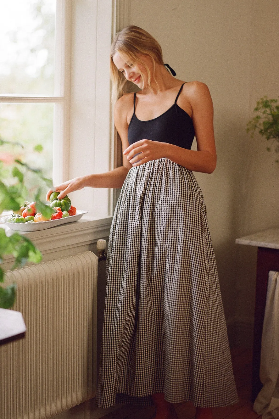 LUCAS SKIRT - GINGHAM