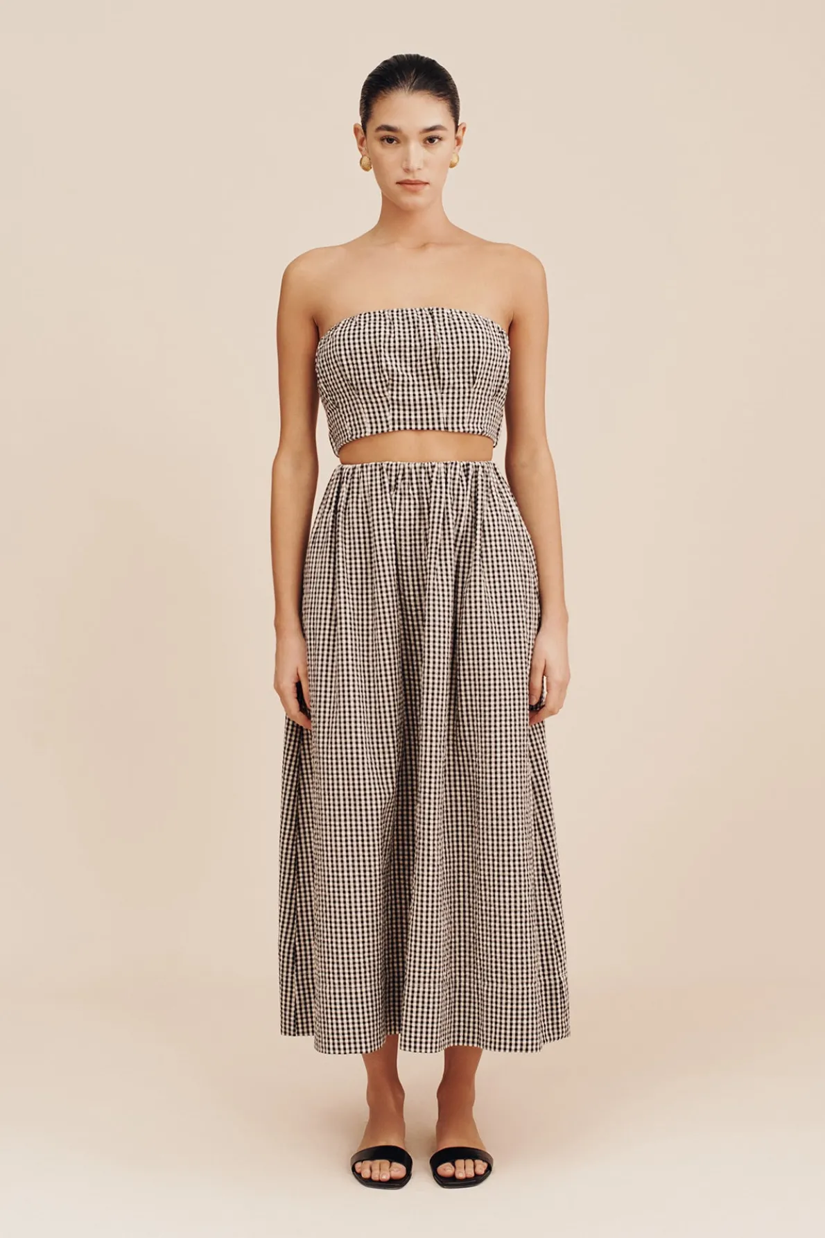 LUCAS SKIRT - GINGHAM