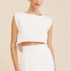 MARTINA CROP TOP - IVORY