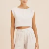 MARTINA CROP TOP - NATURAL