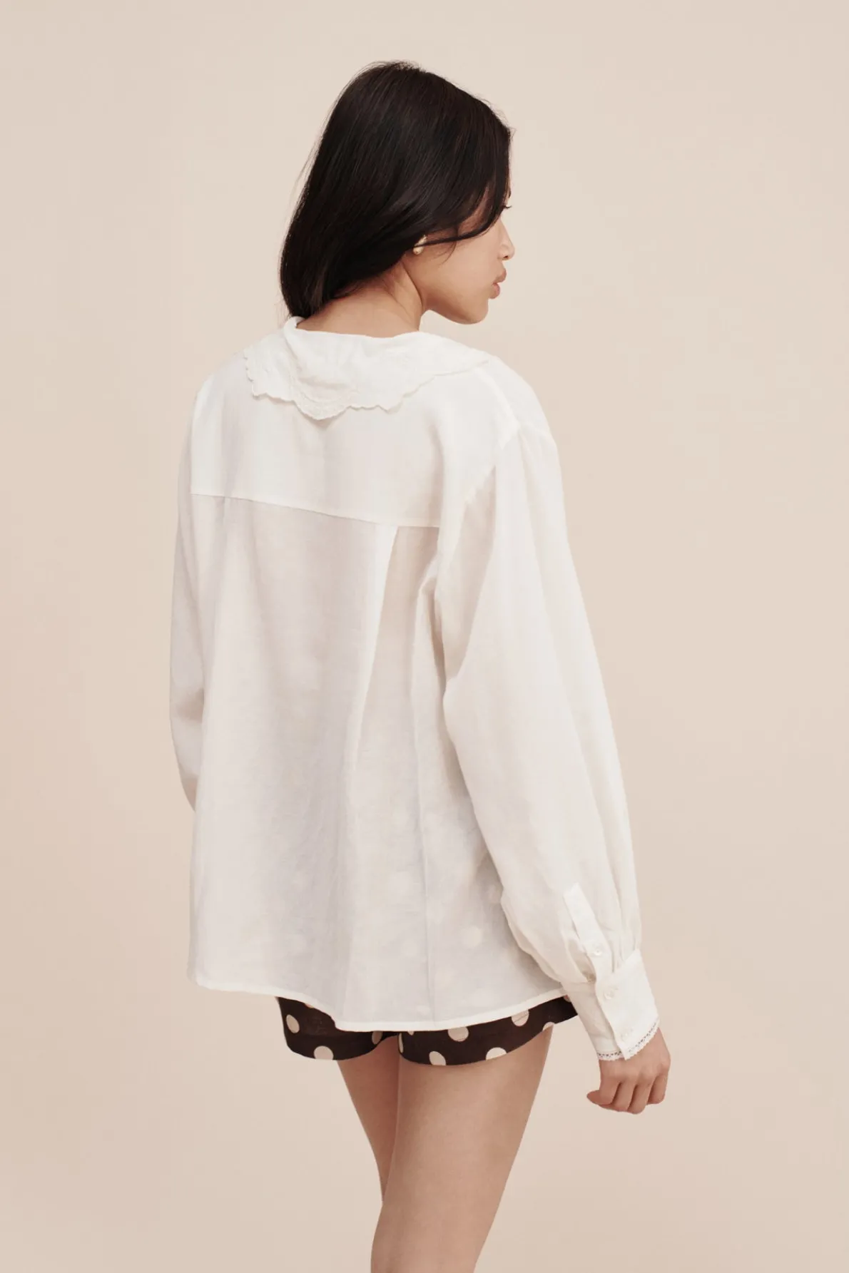 MYLAH SHIRT - CREAM