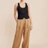 NANCY TROUSER - WALNUT