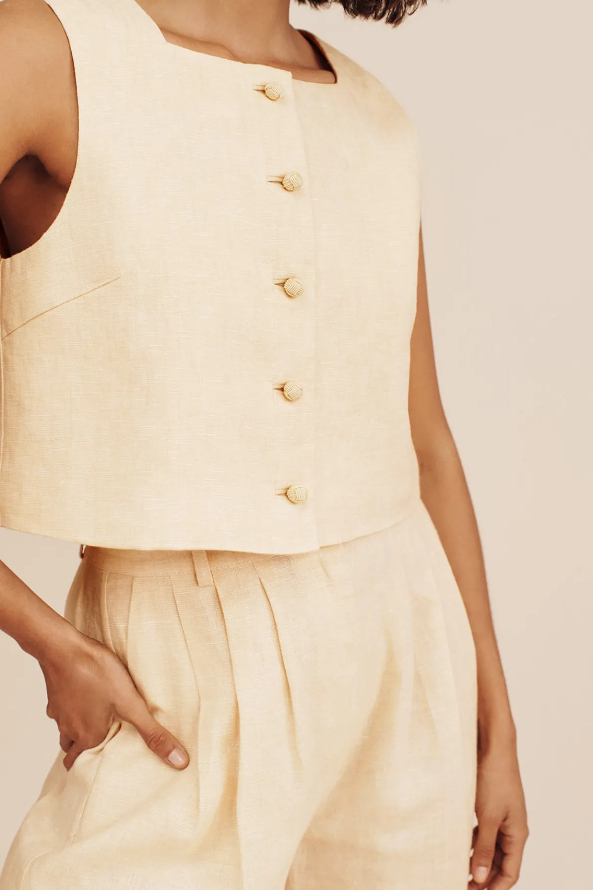 RIO TOP - DUSTY CITRON