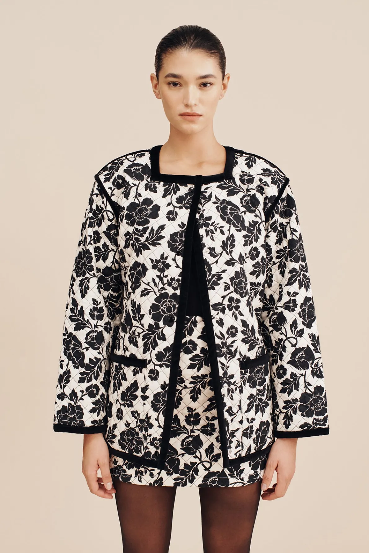 ROMEO JACKET - NOIR BLOOM