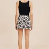 ROMEO MINI SKIRT - NOIR BLOOM