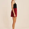 ROMEO MINI SKIRT - RED VELVET