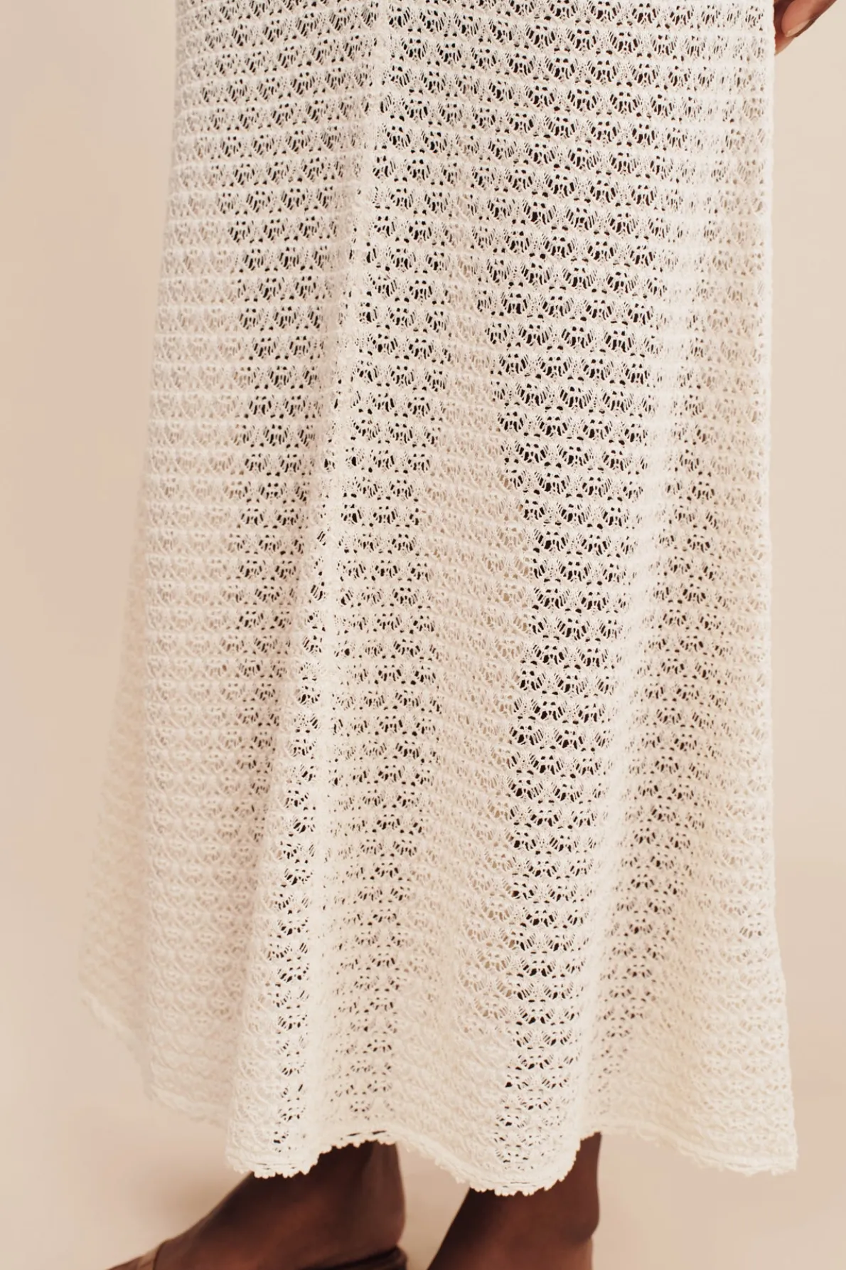 ROMY STRAPLESS DRESS - CREAM