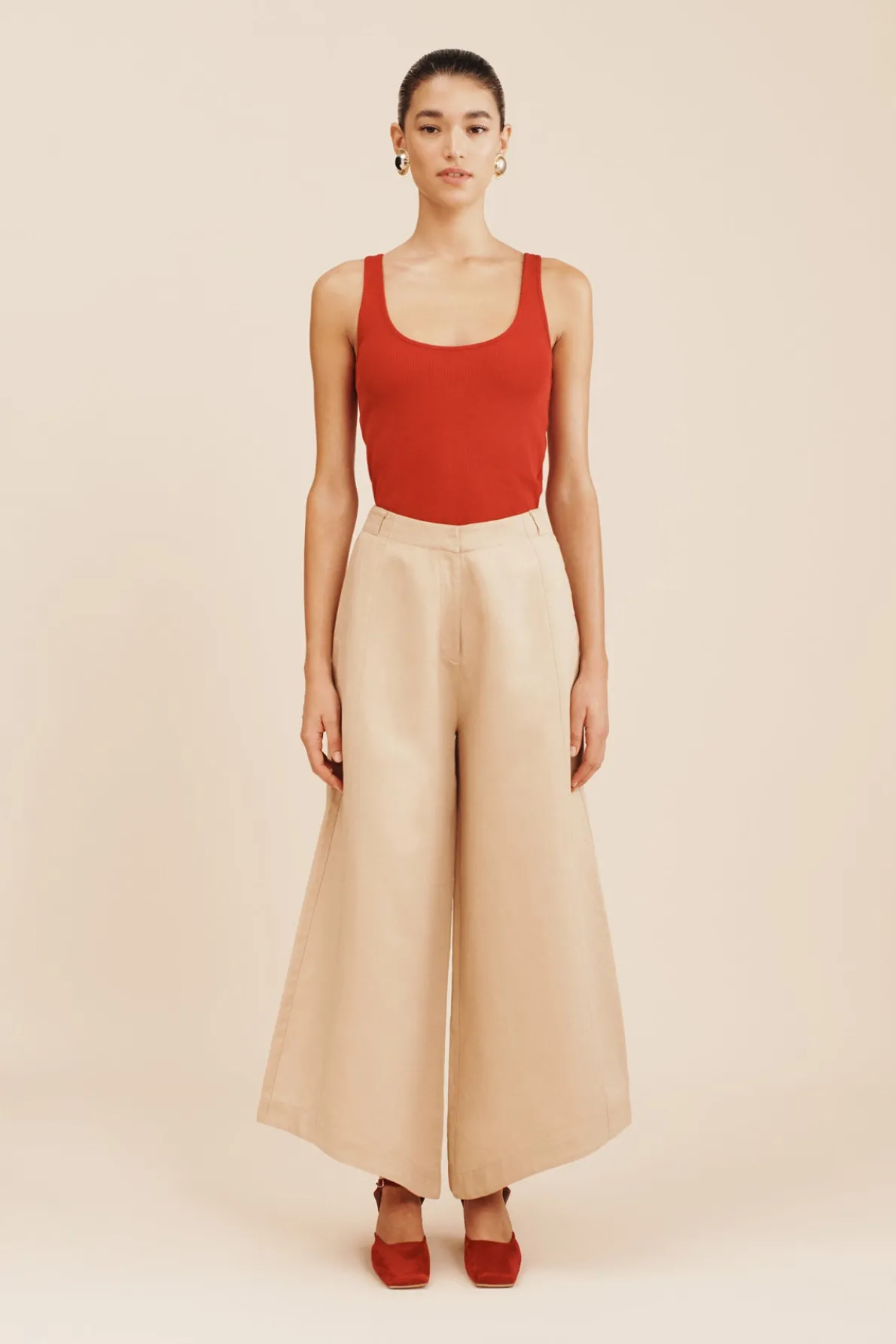 RUTH TROUSER - LATTE