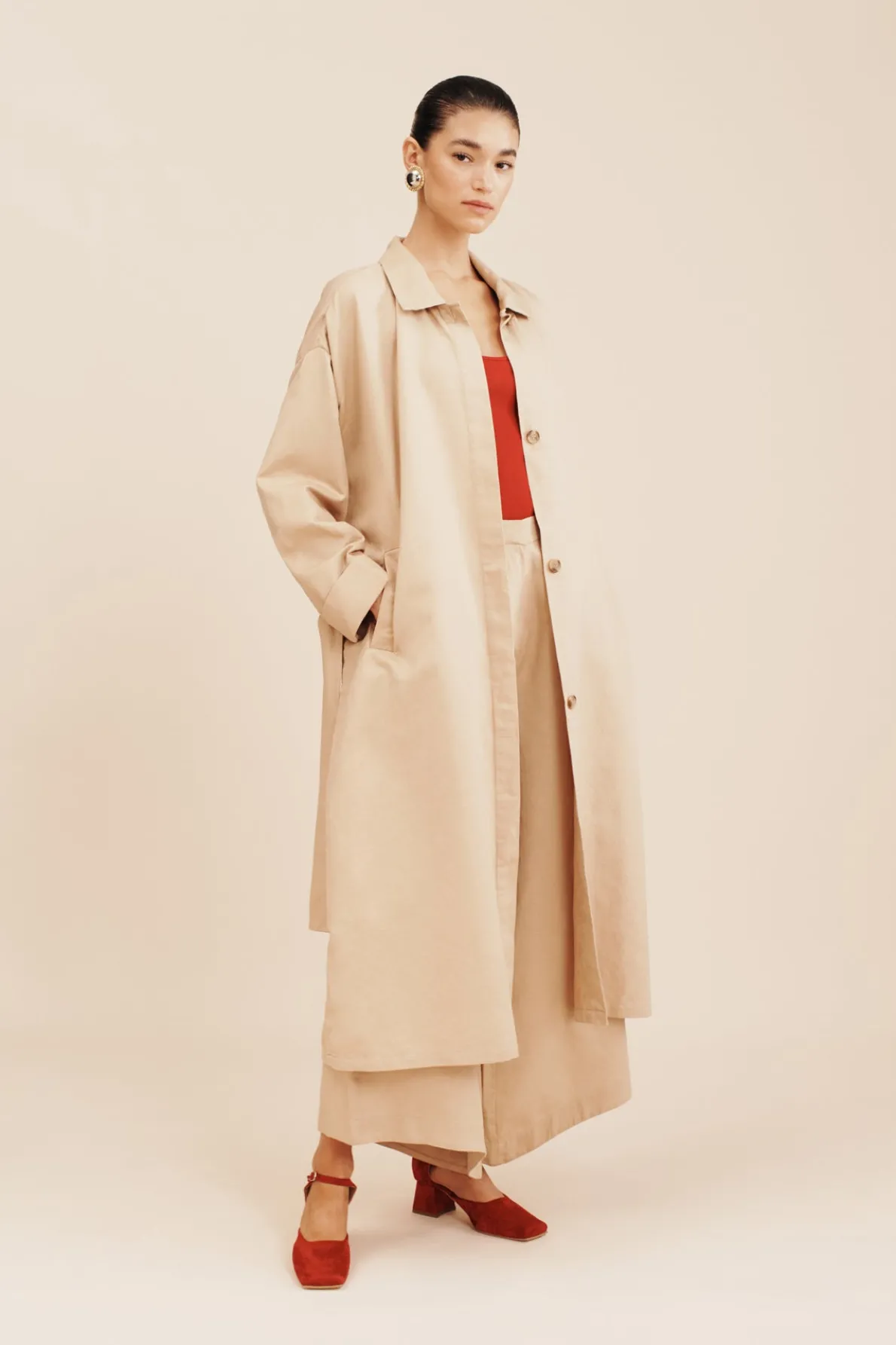 RUTH TROUSER - LATTE