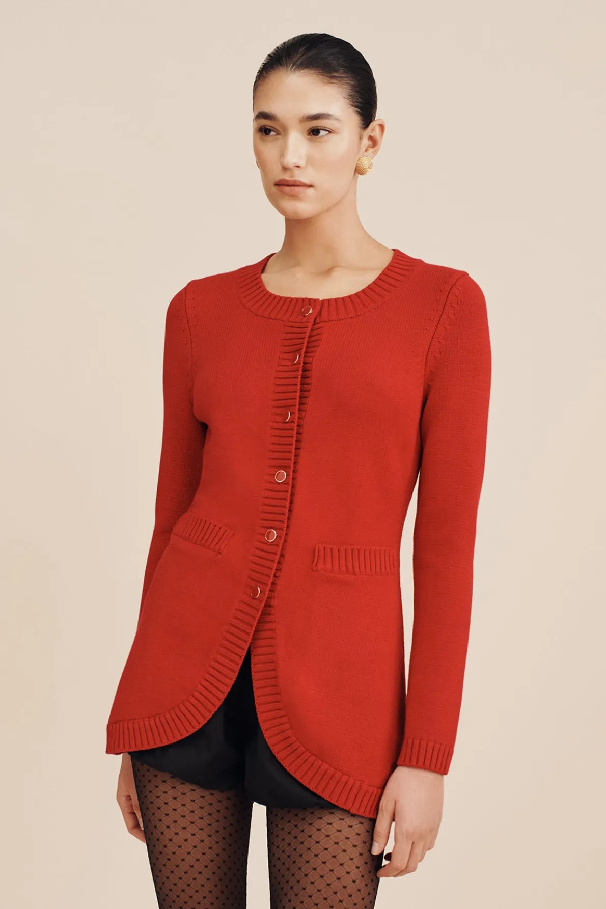 SABRINA CARDIGAN - RUBY