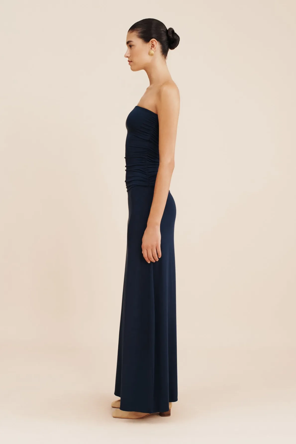 SASHA STRAPLESS DRESS - ROYAL BLUE
