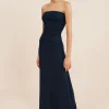 SASHA STRAPLESS DRESS - ROYAL BLUE