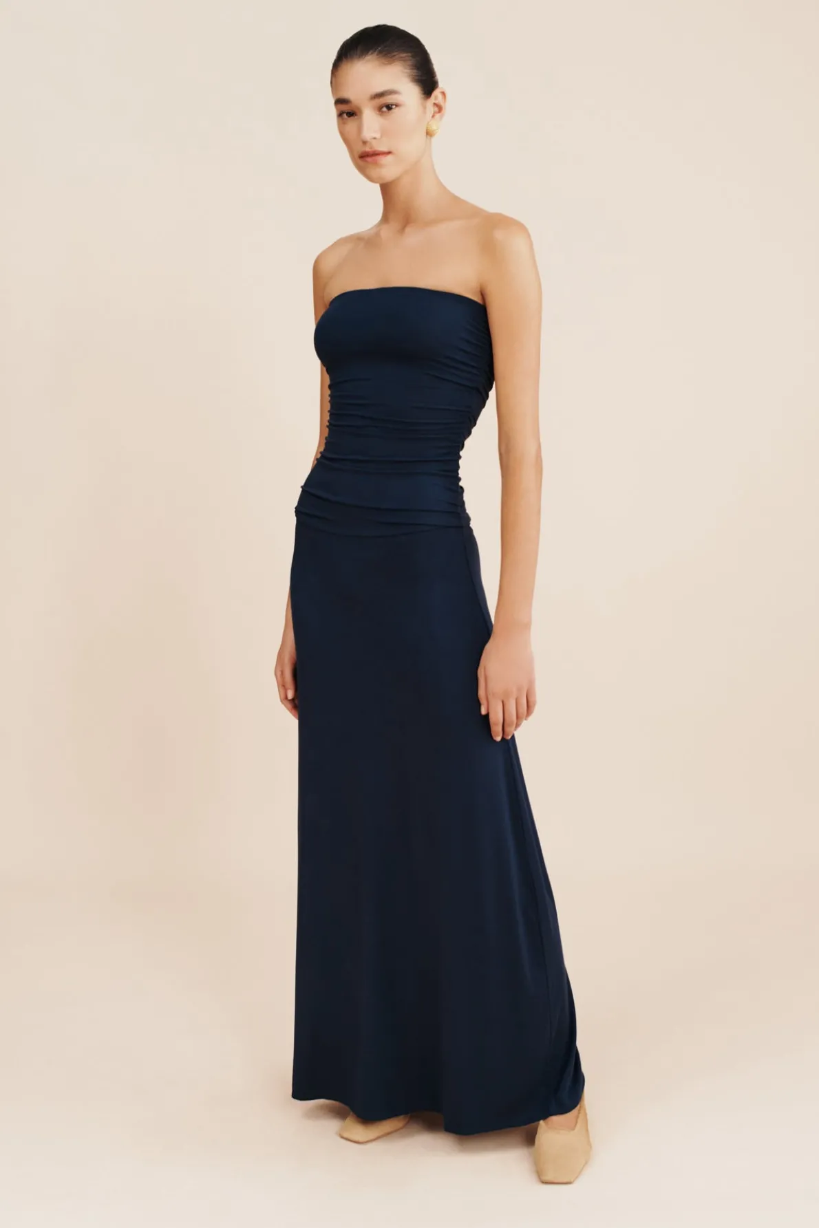 SASHA STRAPLESS DRESS - ROYAL BLUE