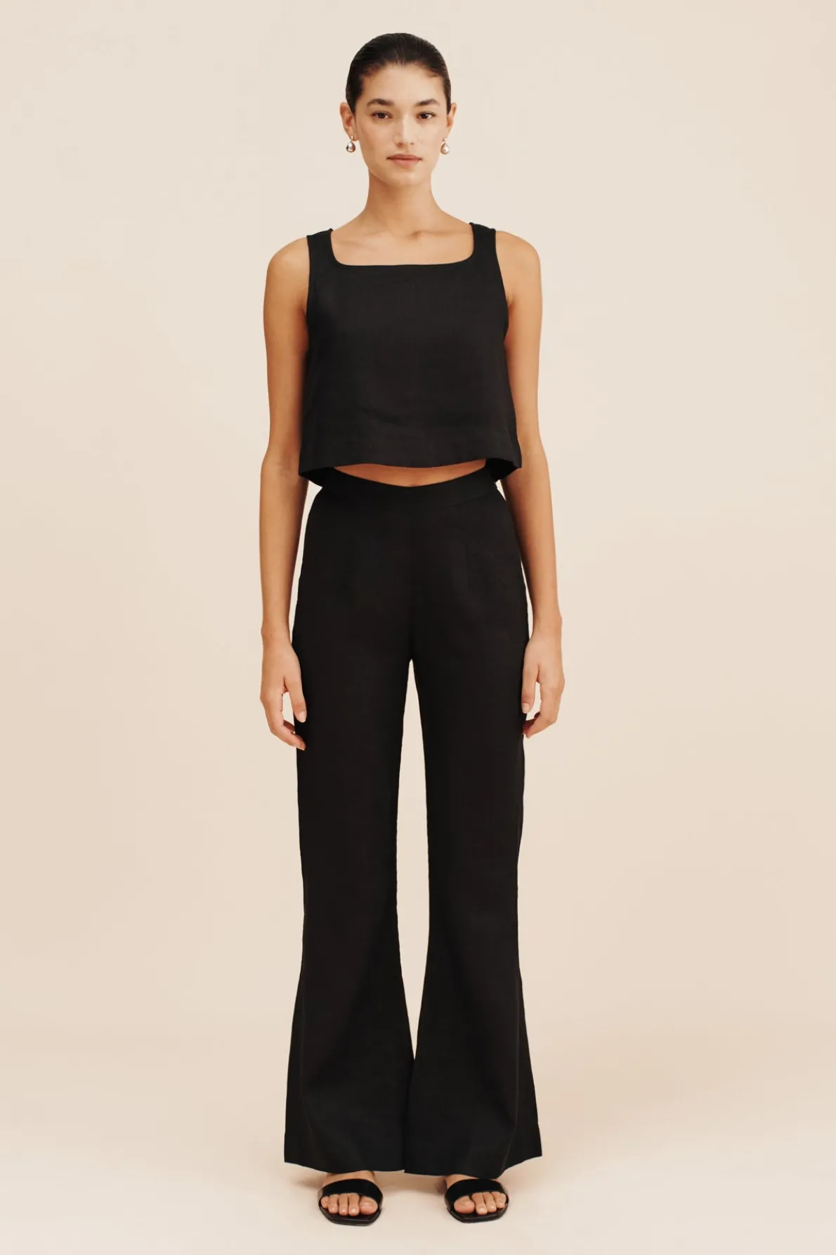 TIA TROUSER - BLACK
