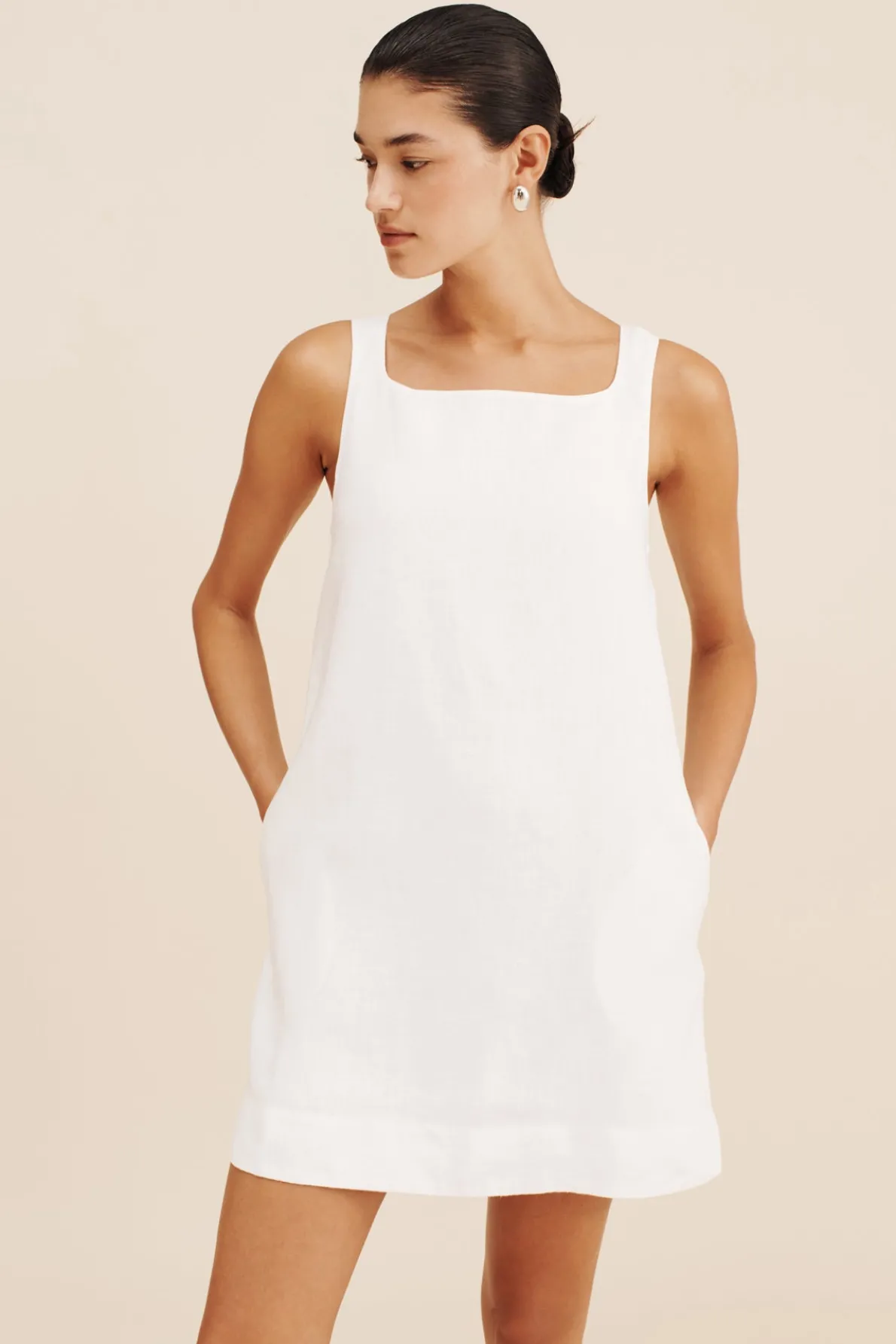 VAL MINI DRESS - IVORY
