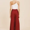 WESLEY TROUSER - GARNET