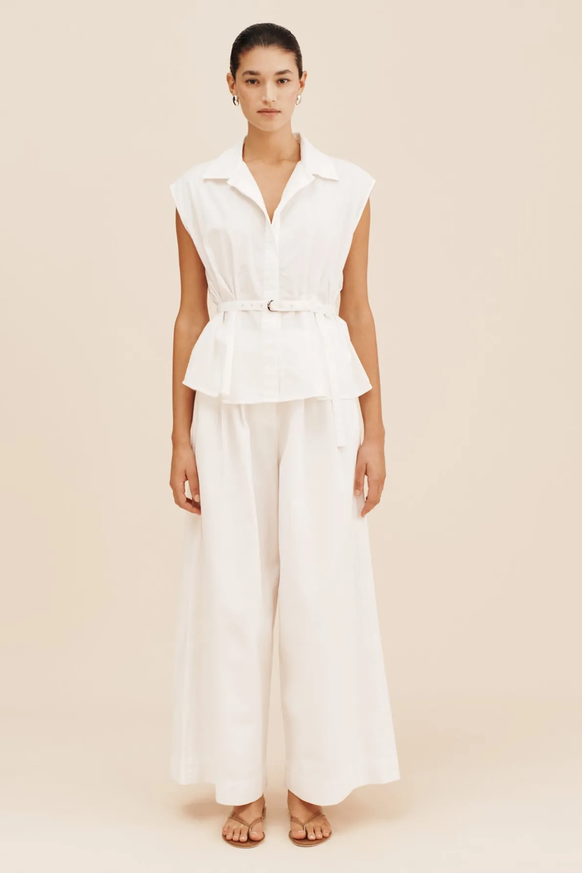 WESLEY TROUSER - VINTAGE WHITE