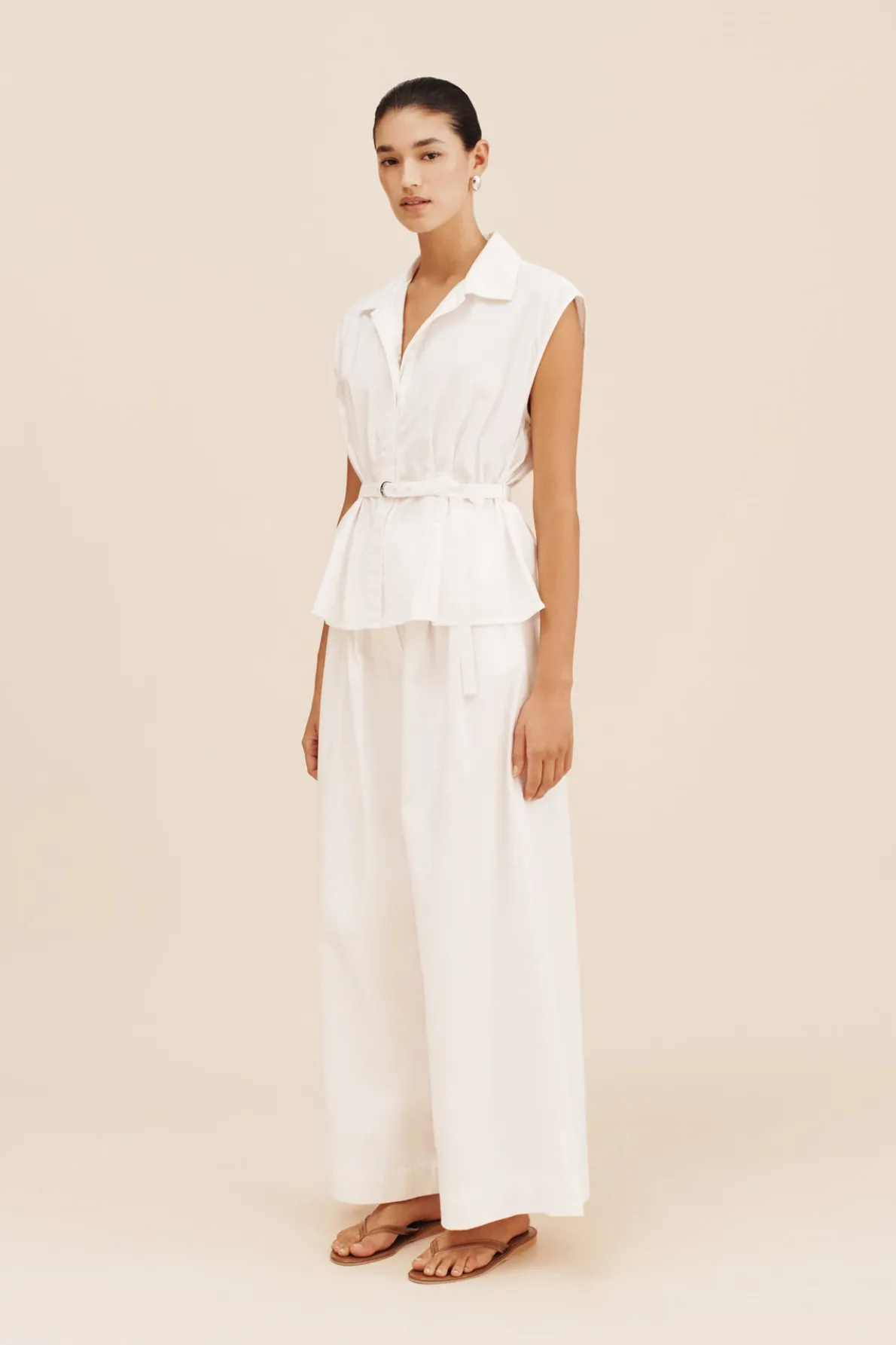 WESLEY TROUSER - VINTAGE WHITE