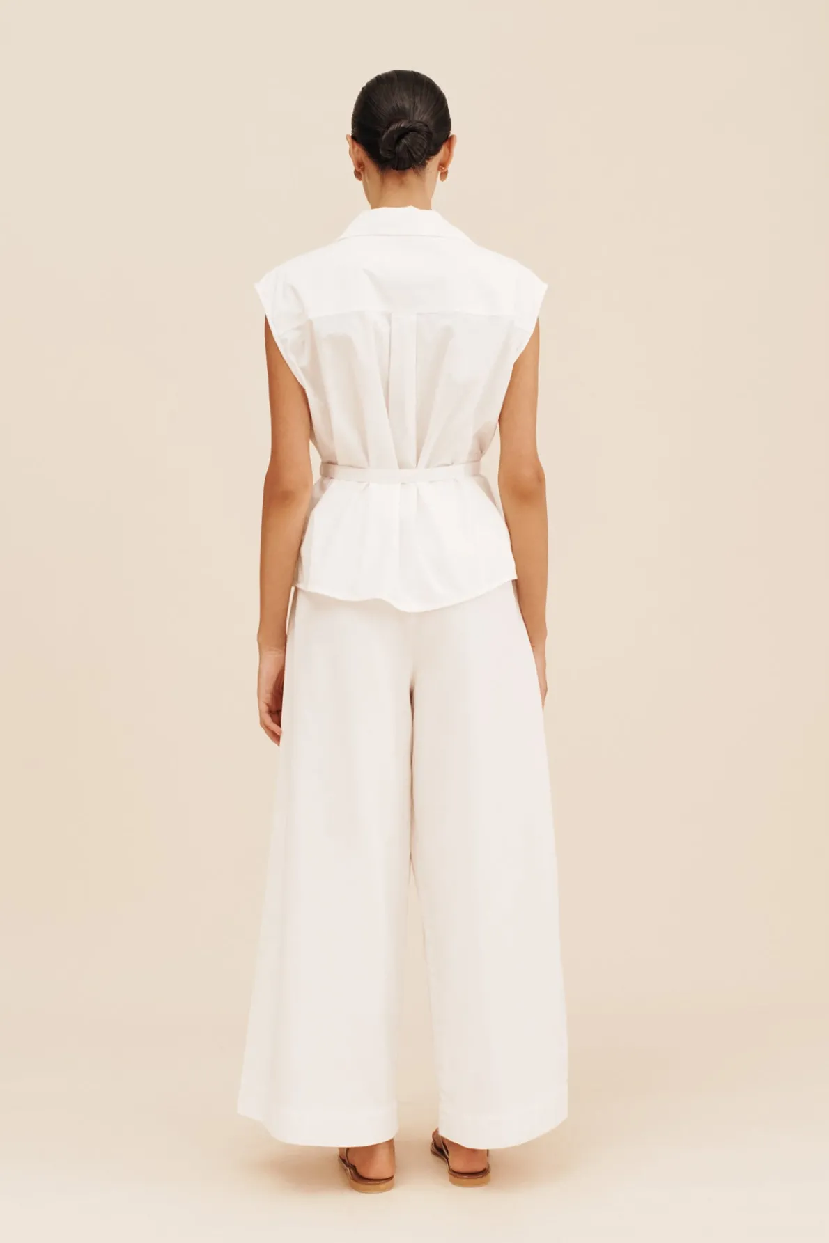 WESLEY TROUSER - VINTAGE WHITE